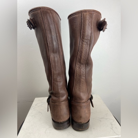 Frye Brown Leather Riding Boots - Picture 14 of 16